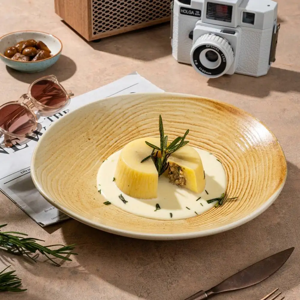 Porcini e Taleggio Polenta